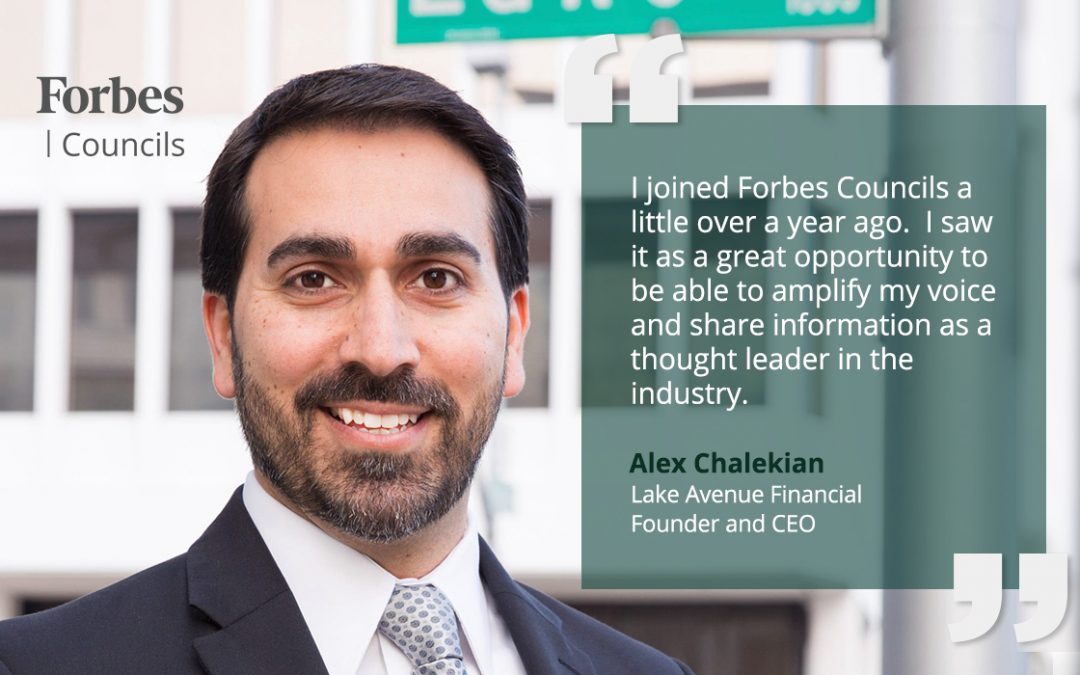 Forbes Councils Helps Amplify Alex Chalekian’s Thought Leadership
