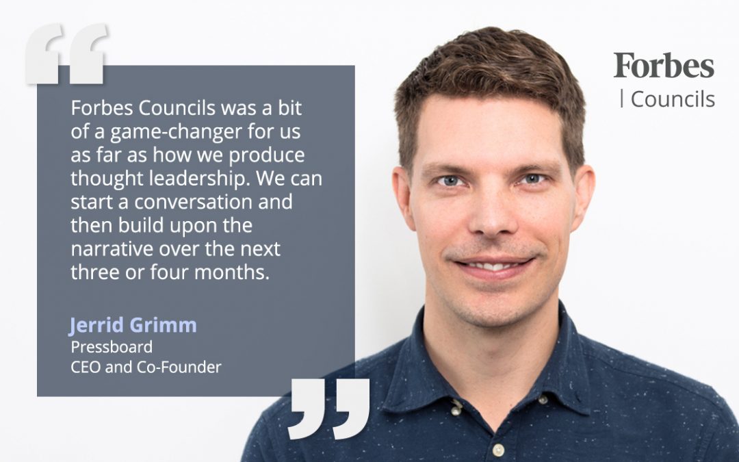 Jerrid Grimm Says Forbes Councils Publishing Gives His Company Immediate Credibility