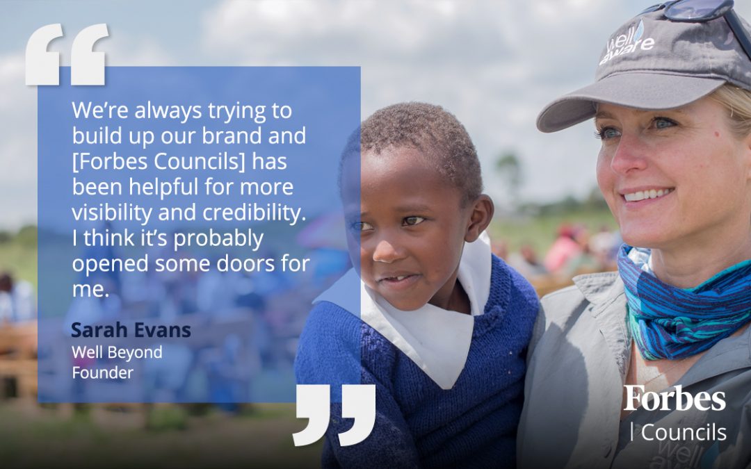 Forbes Councils Gives Sarah Evans a Platform to Share Expertise and Build Visibility