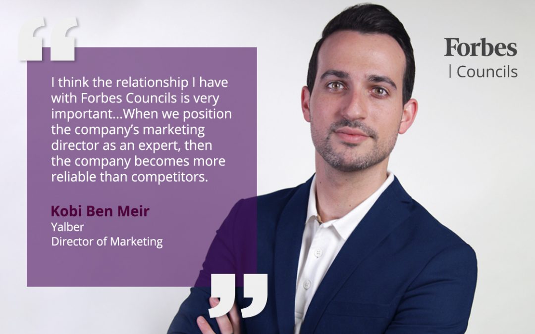 Kobi Ben Meir says Forbes Councils Gives His Company a Competitive Edge